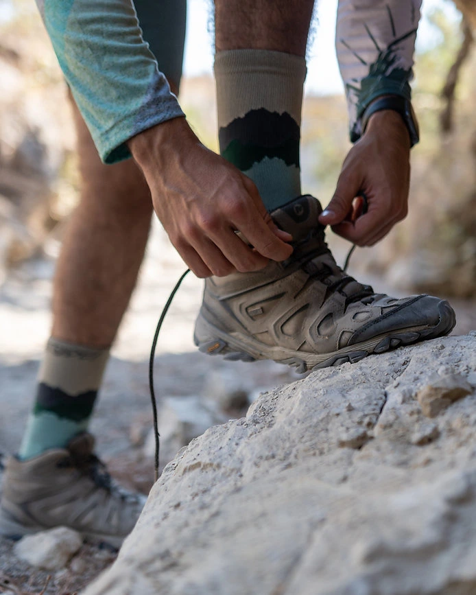 Calcetín de hiking para hombre (Azul)